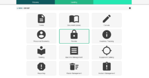 Permits lock icon on Odyssey platform